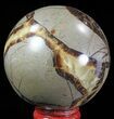 Polished Septarian Sphere - Madagascar #67865-1